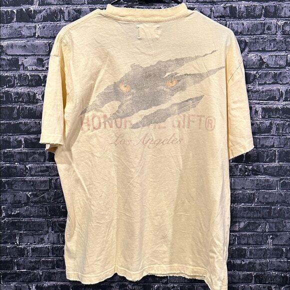 Honor the Gift Men's Cinema SS Tee in Yellow Cream! - Picture 2 of 3